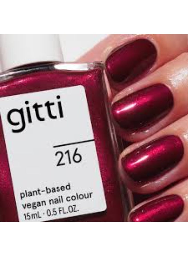 gitti no. 216 Nail Polish 15ml - Image 1